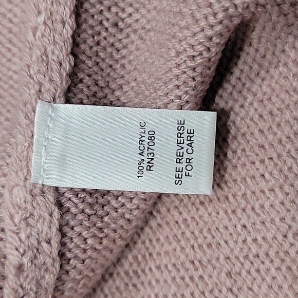 Cato, Dusty Rose, Size M, Knit Tank / Sleeveless Top, Cropped with Finished Hem - Picture 5 of 8